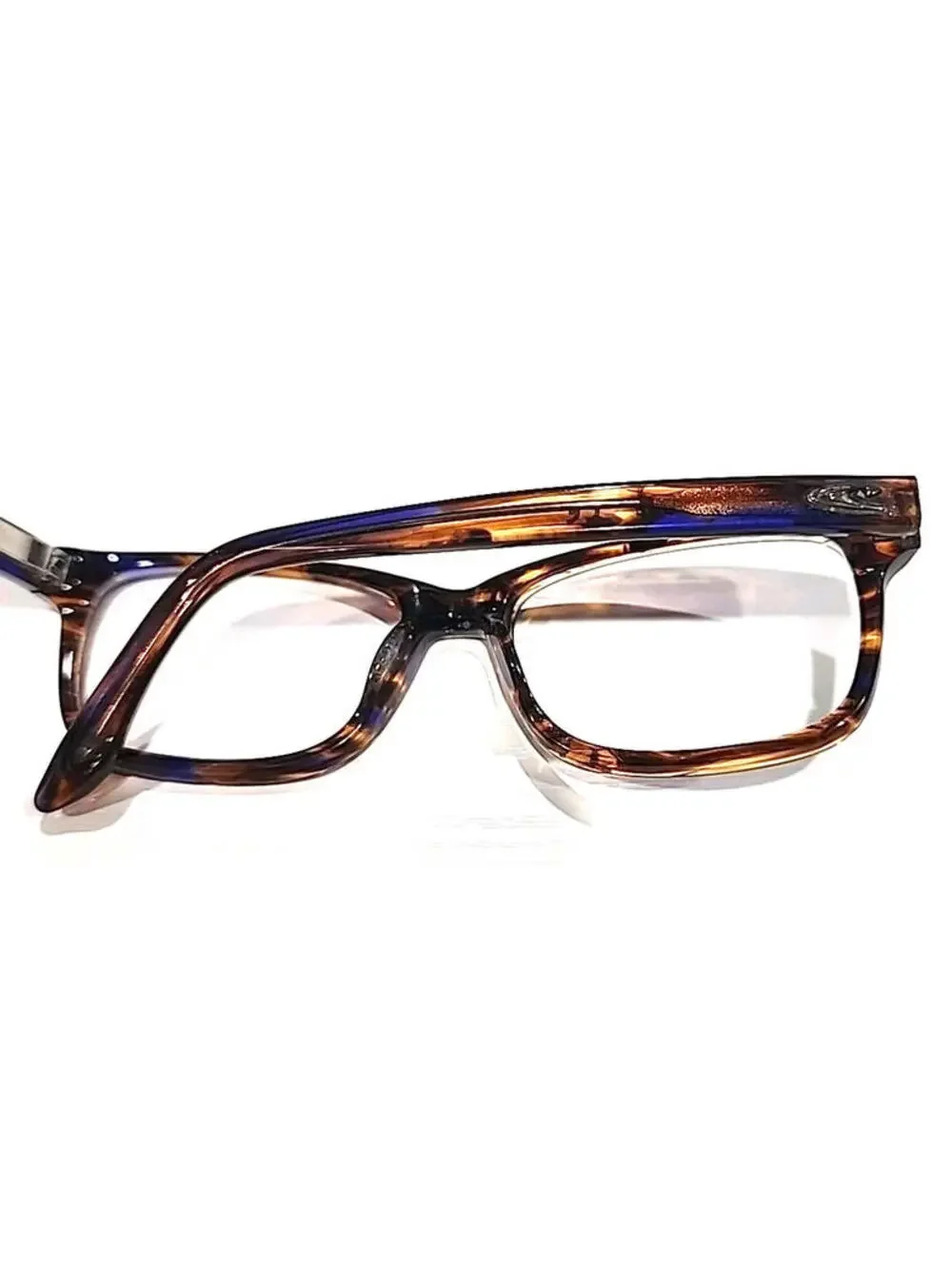 O'Neill Ono Due Brown Purple Rectangle Eyeglasses 51-17 135